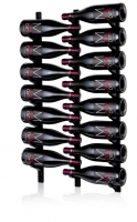 SpaceSaver 15 bottles, Great for use in wine and liquor store displays.