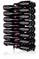 SpaceSaver 45 bottles, Great for use in wine and liquor store displays.