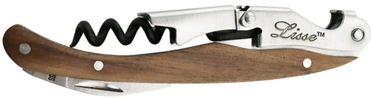 3278 Lisse Two Step Waiter's Corkscrew, Walnut Handle