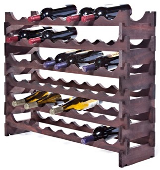 4594DSET Stained - 48 Bottle Wine Rack