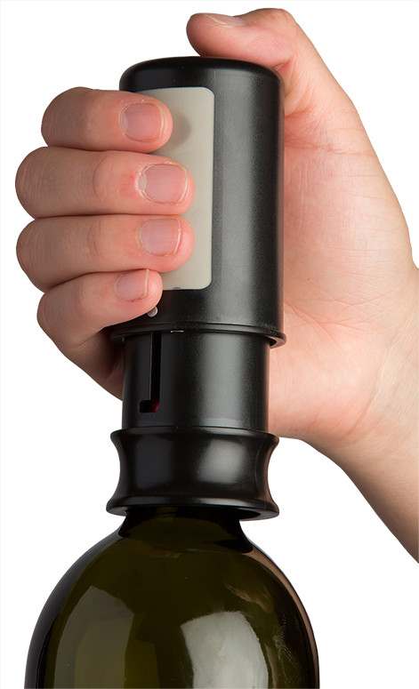 7817 Vino Grip Wine Saver - Black