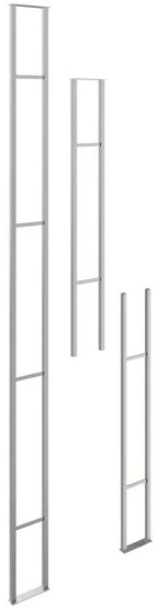 MWR-FR&nbsp; Metal Wine Rack Frame Stainless Steel (10ft)