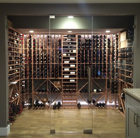 Redrack wine racking & KoolR cooling unit installed by Strictly Cellars