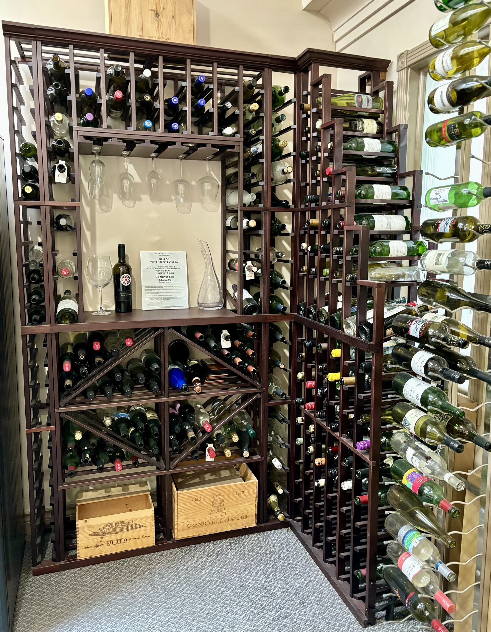 Elite Kit Wine Racking Display