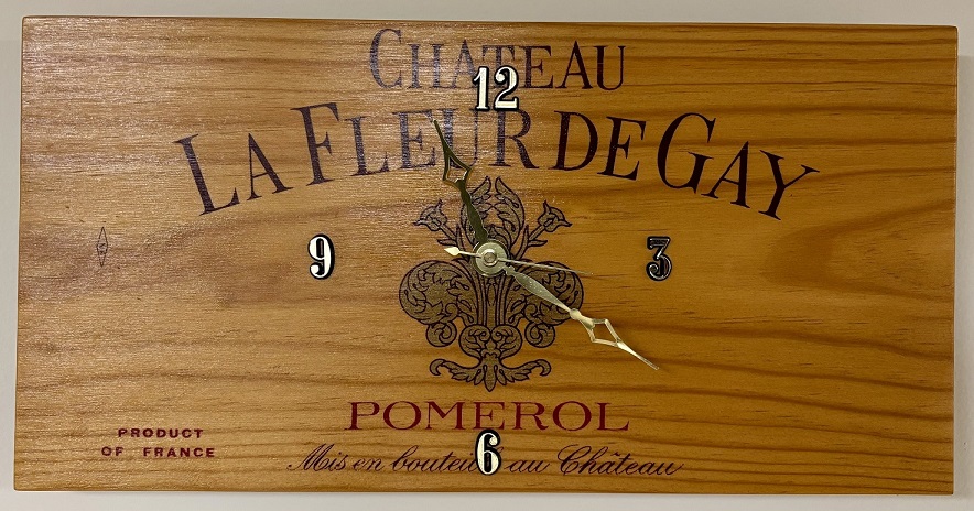 Wine Crate Clock